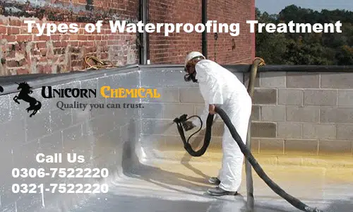 types of waterproofing treatment Pakistan