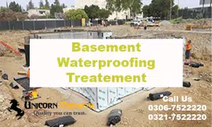 types of waterproofing treatment