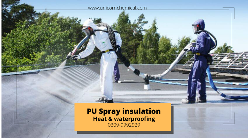 pu / polyurethane spray foam insulation in pakistan roof